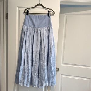NWT Commence Light Blue Maxi Skirt - Women